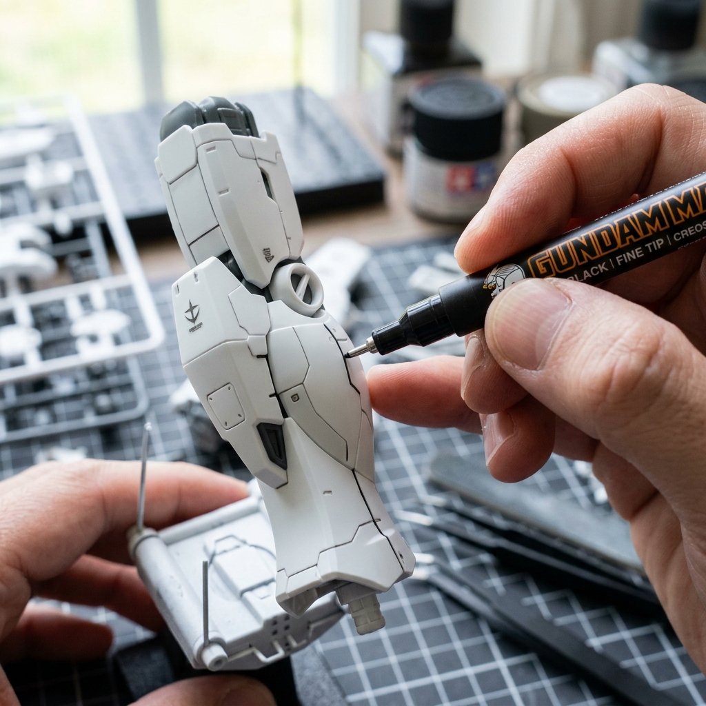 เทคนิคตัดเส้น (Panel Lining) ให้กันพลาดูมีมิติเหมือนหลุดมาจากอนิเมะ