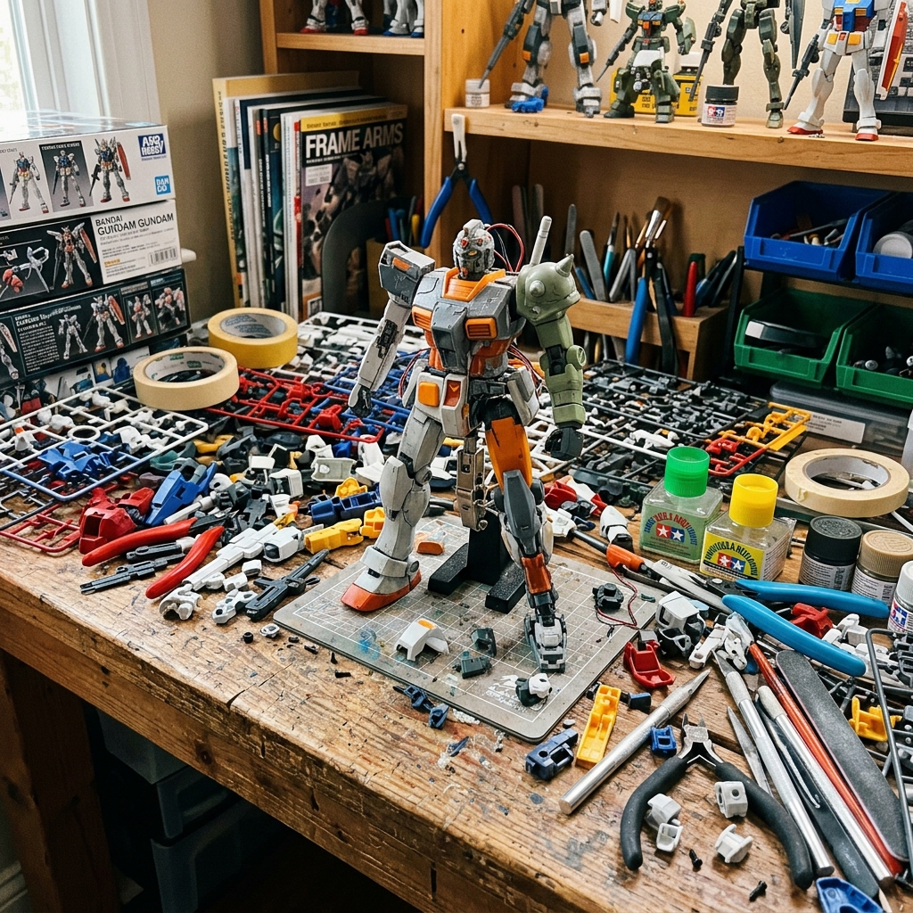 เทคนิค Kitbash ยำชิ้นส่วนสร้างโมบิลสูทของคุณเอง